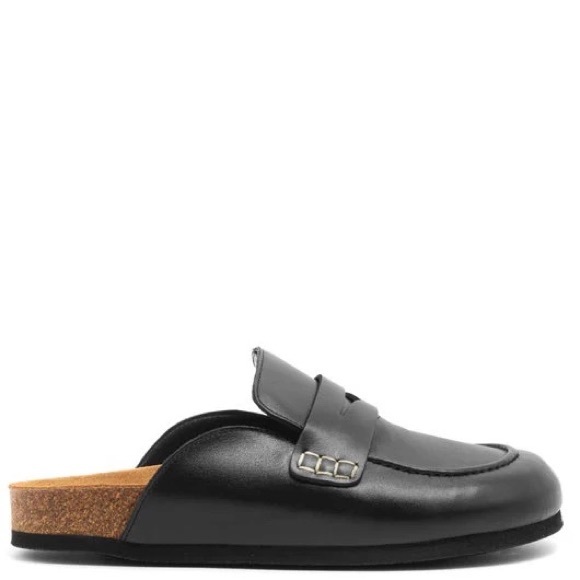 JW Anderson Black Leather Clogs - Picture 2 of 4